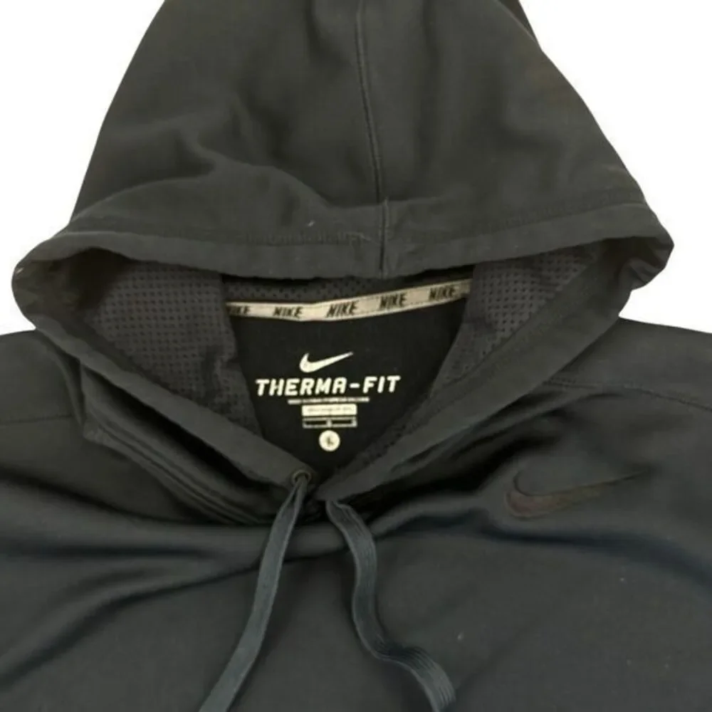 Nike Men's Training Therma Full Zip Hoodie Black‎ Adult Size Large NWOT